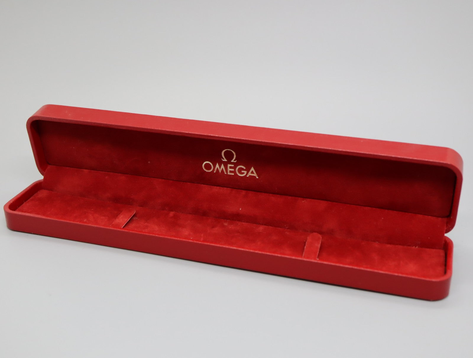 Near MINT Omega Vintage Red Watch Box Case Only for Women's From JAPAN #1301