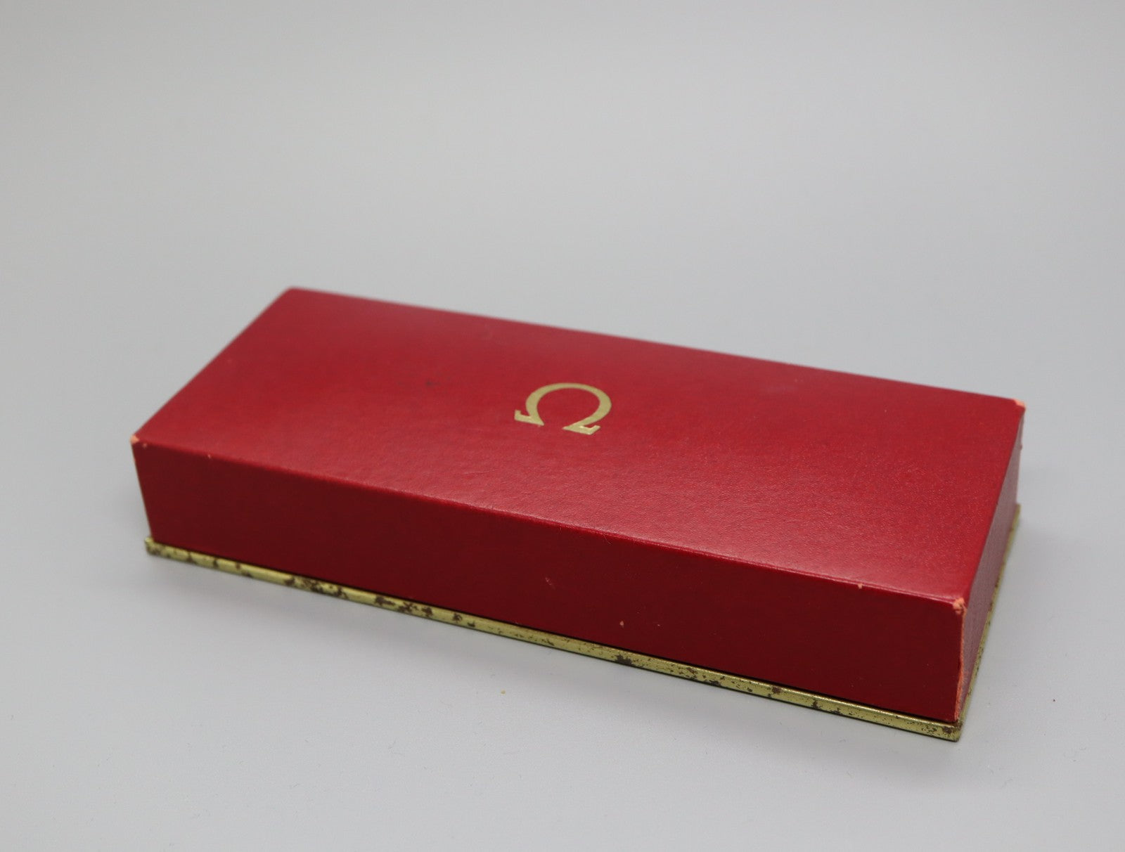 Exc+5 Omega Vintage Red Watch Box Genuine Case Only From JAPAN #1304