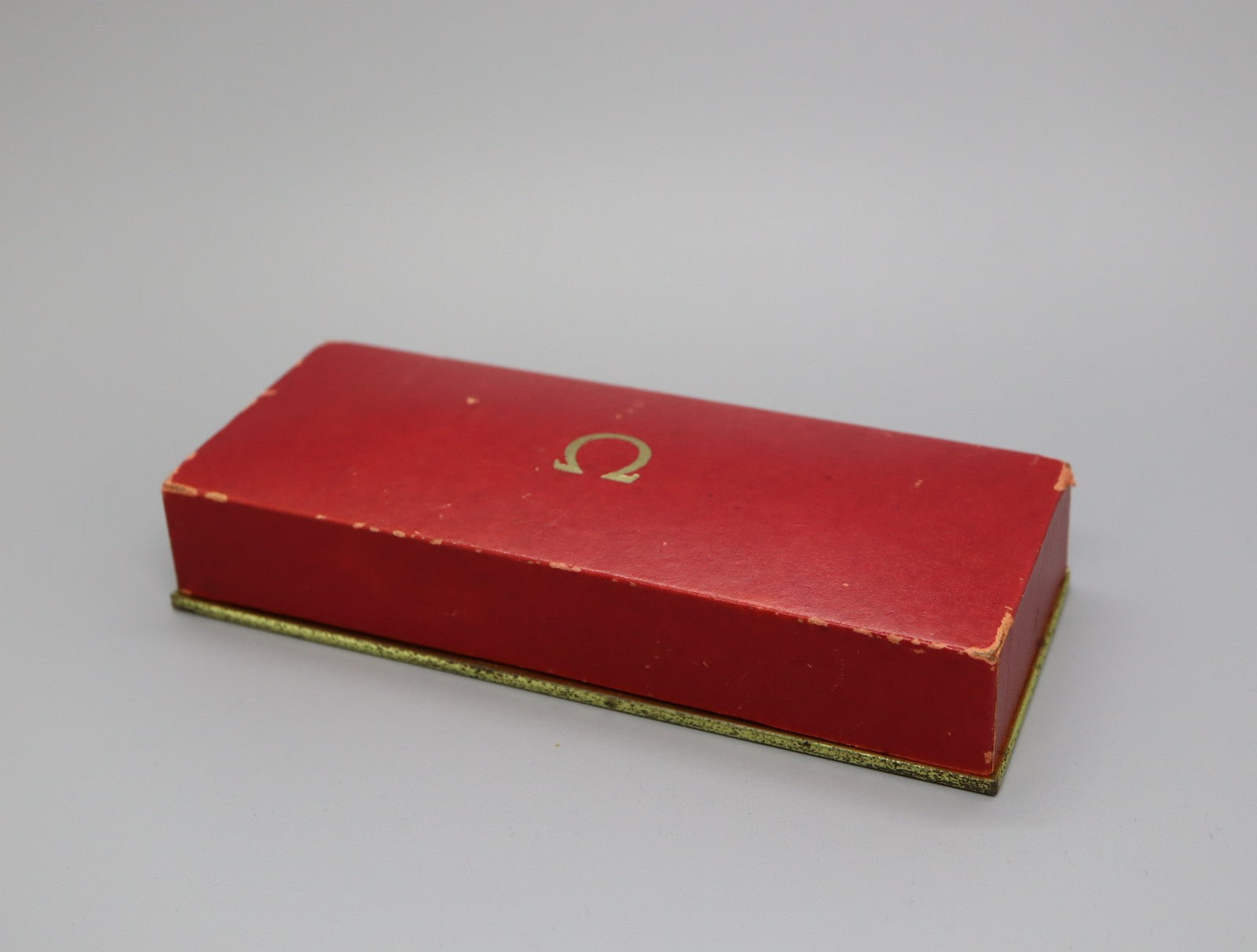 Exc+5 Omega Vintage Red Watch Box Genuine Case Only From JAPAN #1305