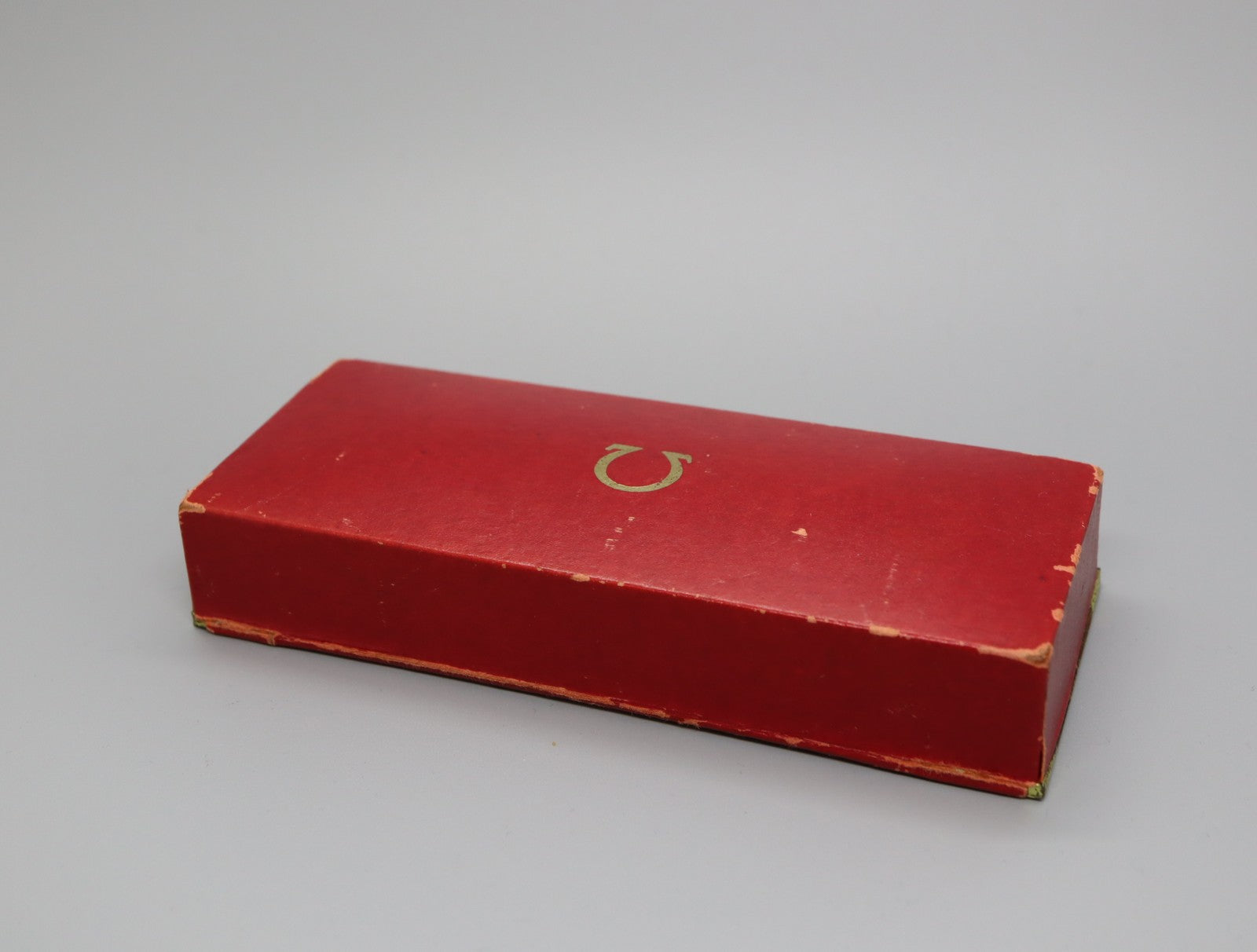 Exc+5 Omega Vintage Red Watch Box Genuine Case Only From JAPAN #1305