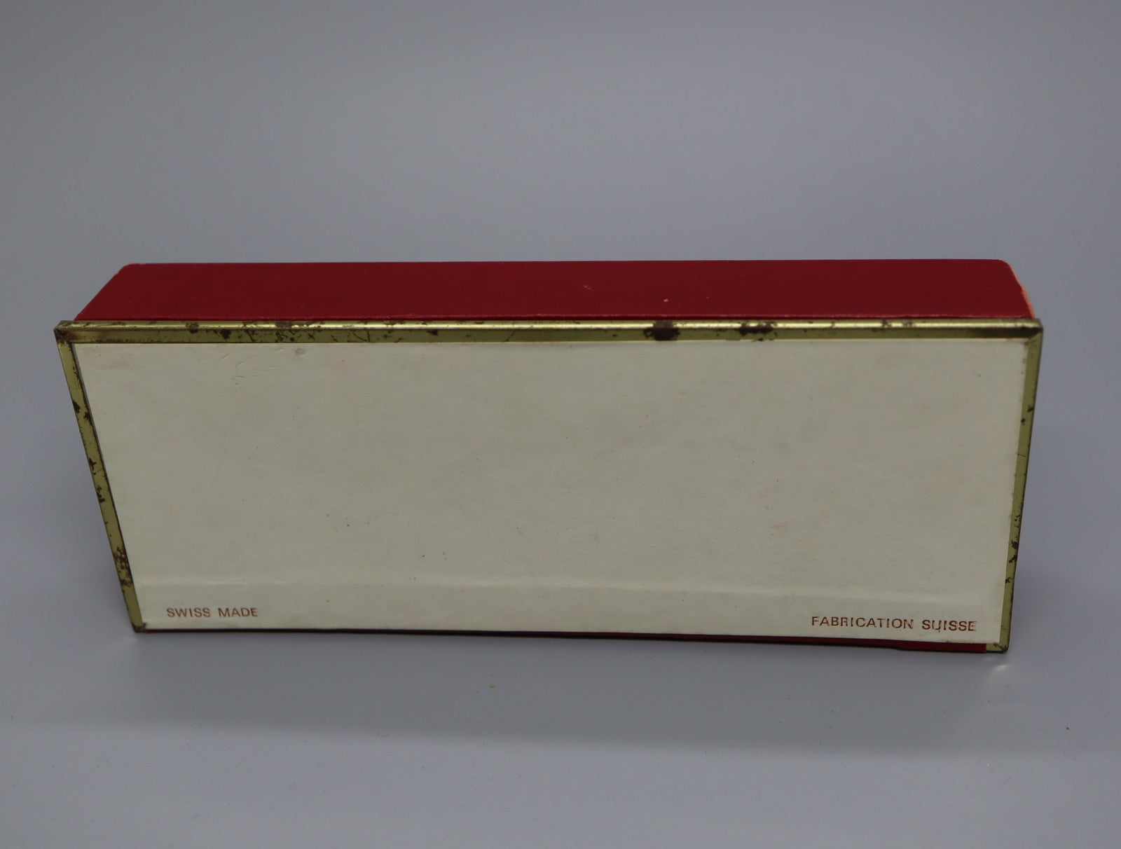 Exc+5 Omega Vintage Red Watch Box Genuine Case Only From JAPAN #1304