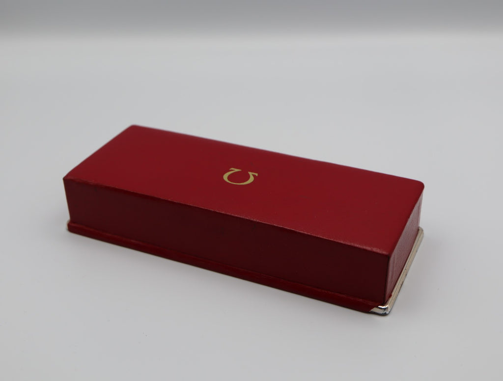 Near MINT Omega Vintage Red Watch Box Genuine Case Only From JAPAN #1359