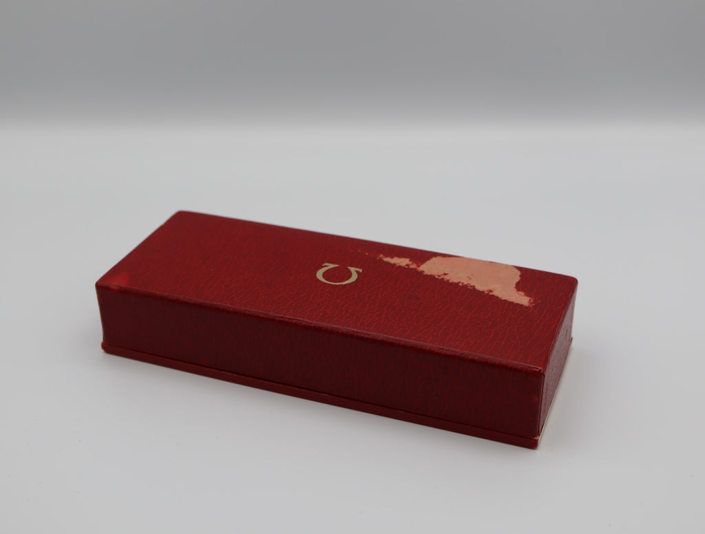 Exc+5 Omega Vintage Red Watch Box Genuine Case Only From JAPAN #1362