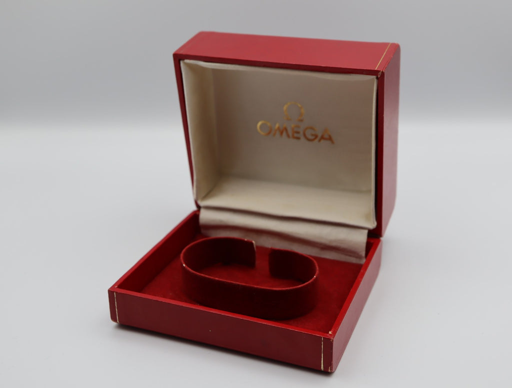 Near MINT Omega Vintage Red Watch Box Genuine Case Only From JAPAN #1368