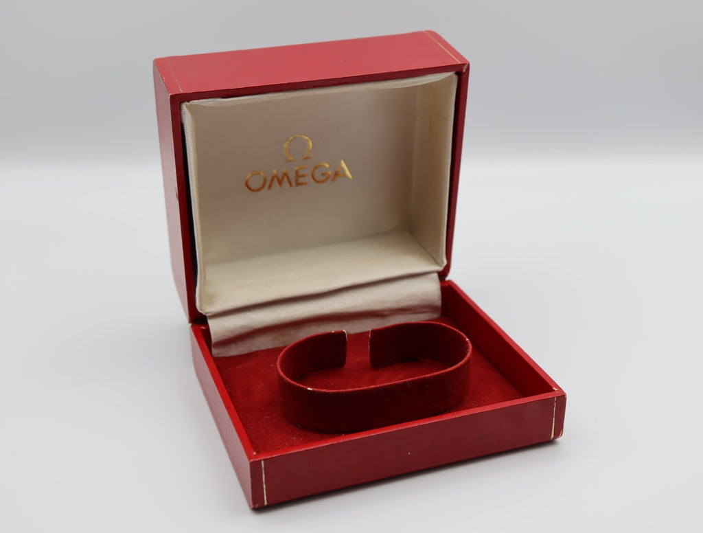 Near MINT Omega Vintage Red Watch Box Genuine Case Only From JAPAN #1368