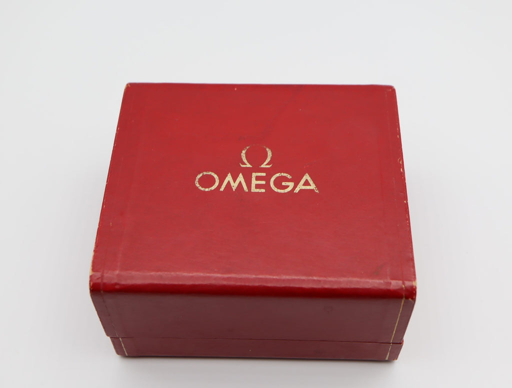 Near MINT Omega Vintage Red Watch Box Genuine Case Only From JAPAN #1368