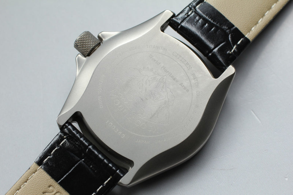 Near MINT Citizen Promaster AORAKI 7828-H30369 39mm Solar Titanium Blue Men's