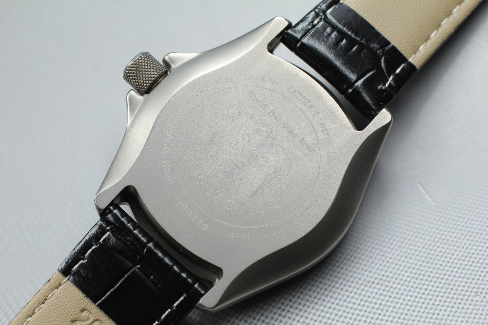 Near MINT Citizen Promaster AORAKI 7828-H30369 39mm Solar Titanium Blue Men's