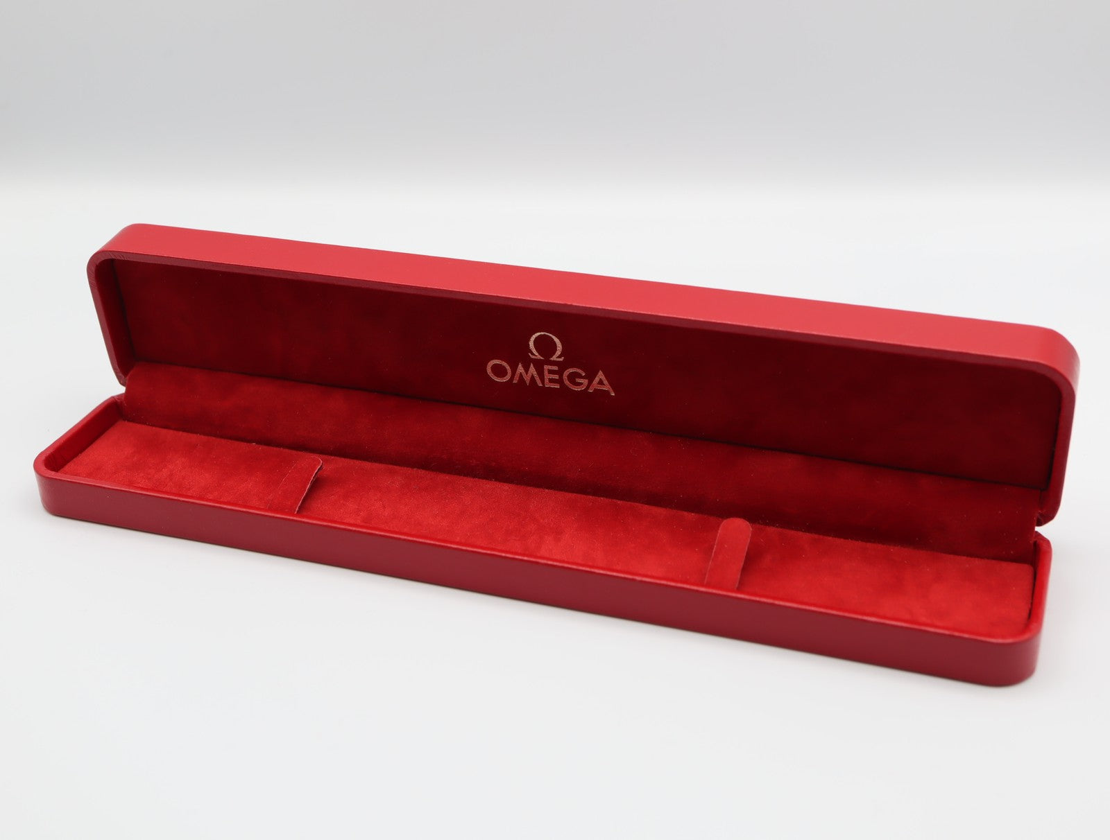 Near MINT Omega Vintage Red Watch Box Case Only for Women's JAPAN #1506