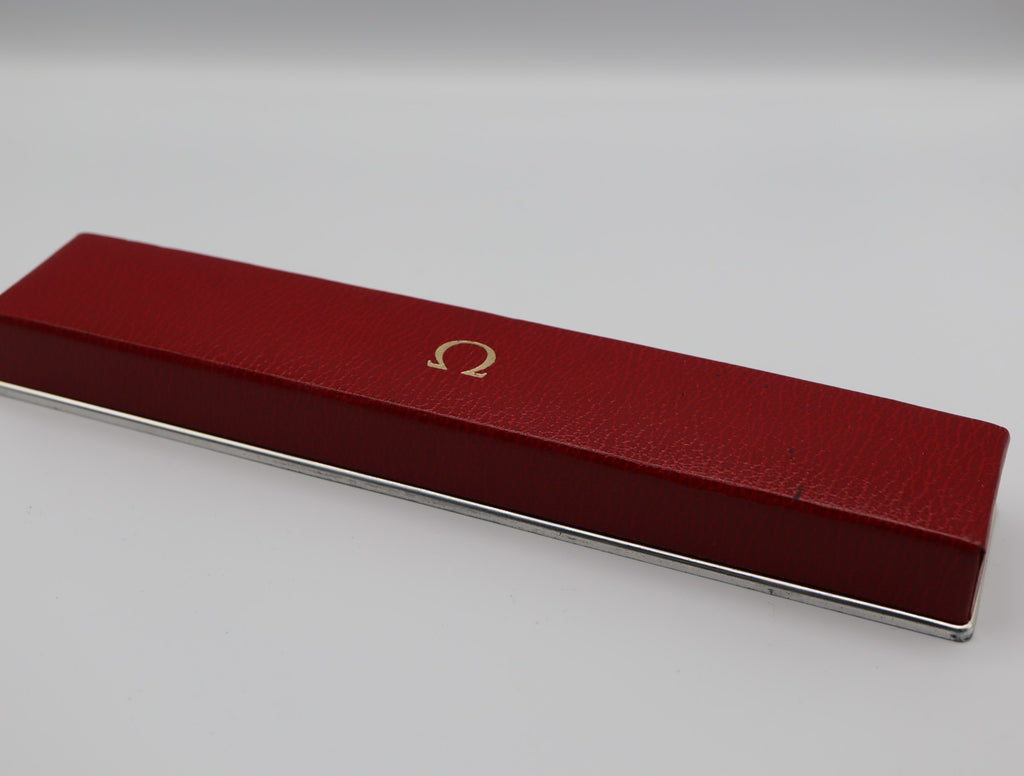 Near MINT Omega Vintage Red Watch Box Case Only for Women's JAPAN #1504