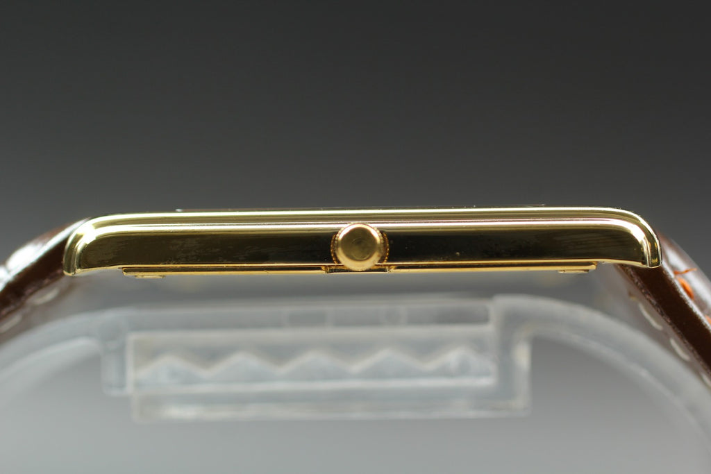 Near MINT Citizen Stiletto Eco-Drive G820-T001700 27mm Solar Roman Tank Men's