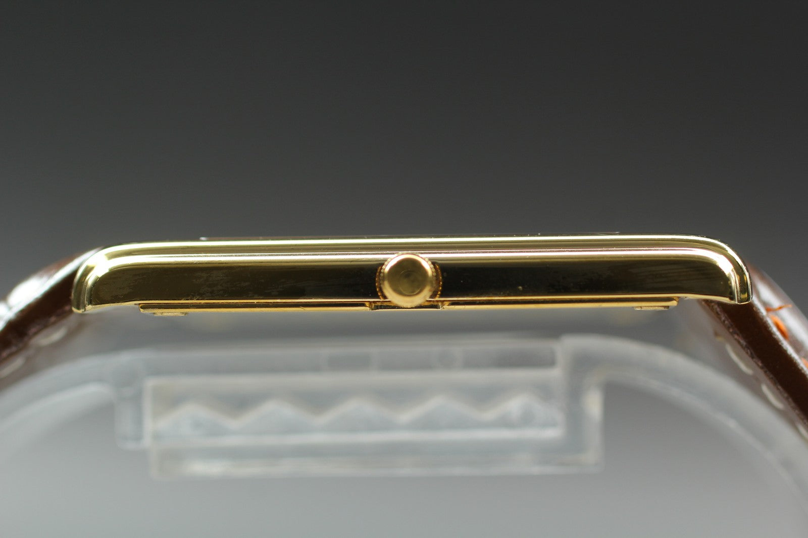 Near MINT Citizen Stiletto Eco-Drive G820-T001700 27mm Solar Roman Tank Men's