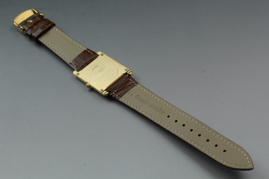 Near MINT Citizen Stiletto Eco-Drive G820-T001700 27mm Solar Roman Tank Men's