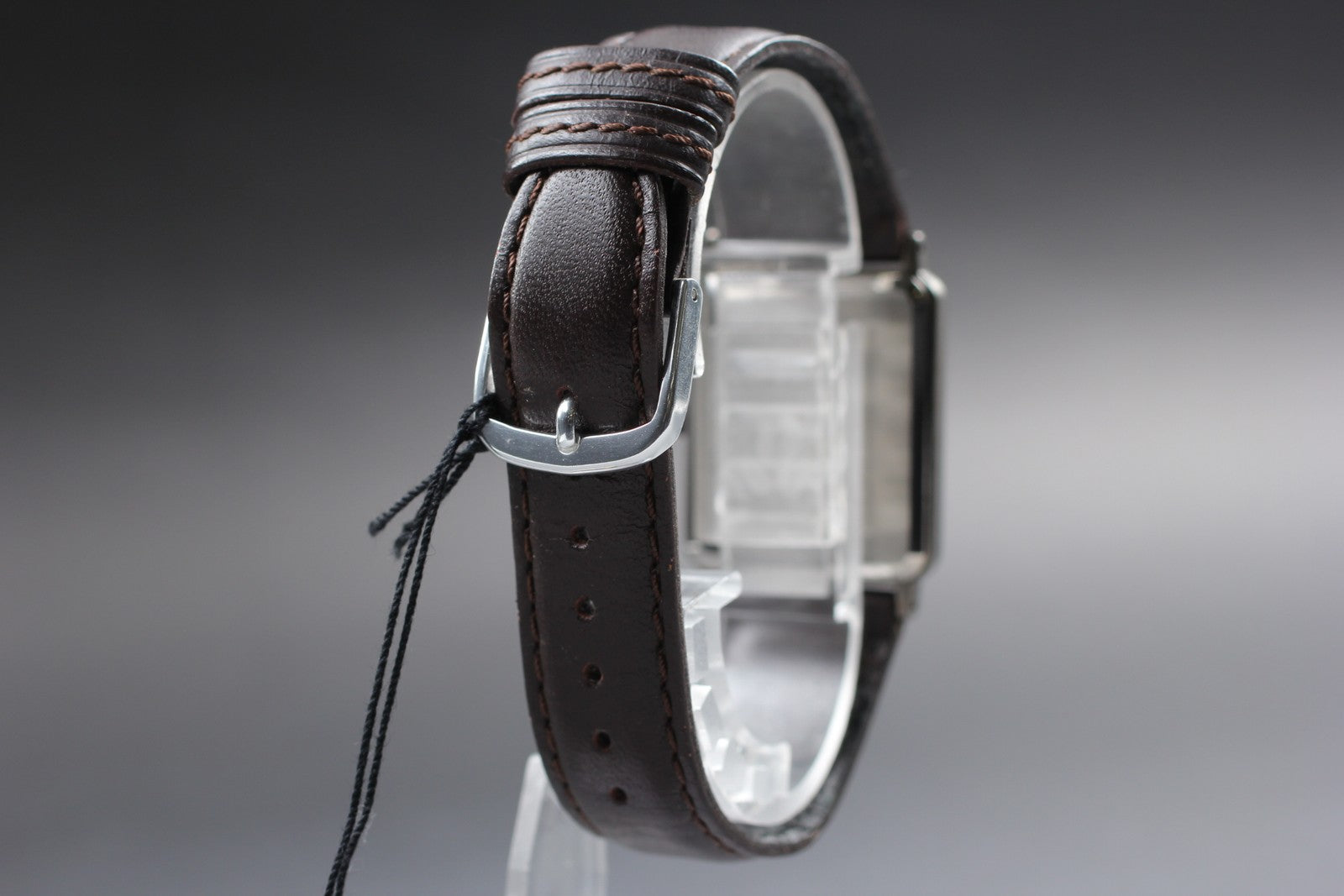 Vintage 1984 [NOS / Tag] Seiko Avenue 6531-5140 25mm Quartz White Roman Tank Men