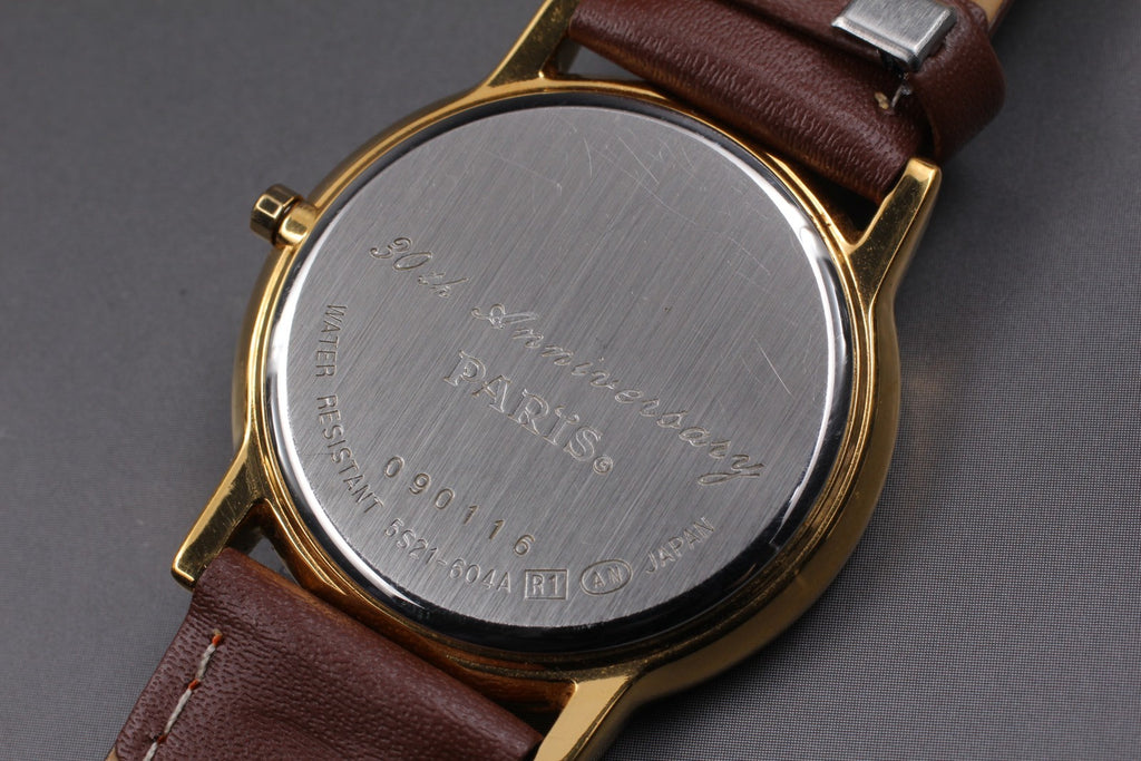 Vintage 1990 [Near MINT] Seiko Dolce Paris 5S21-604A Sweep Second Quartz Men's