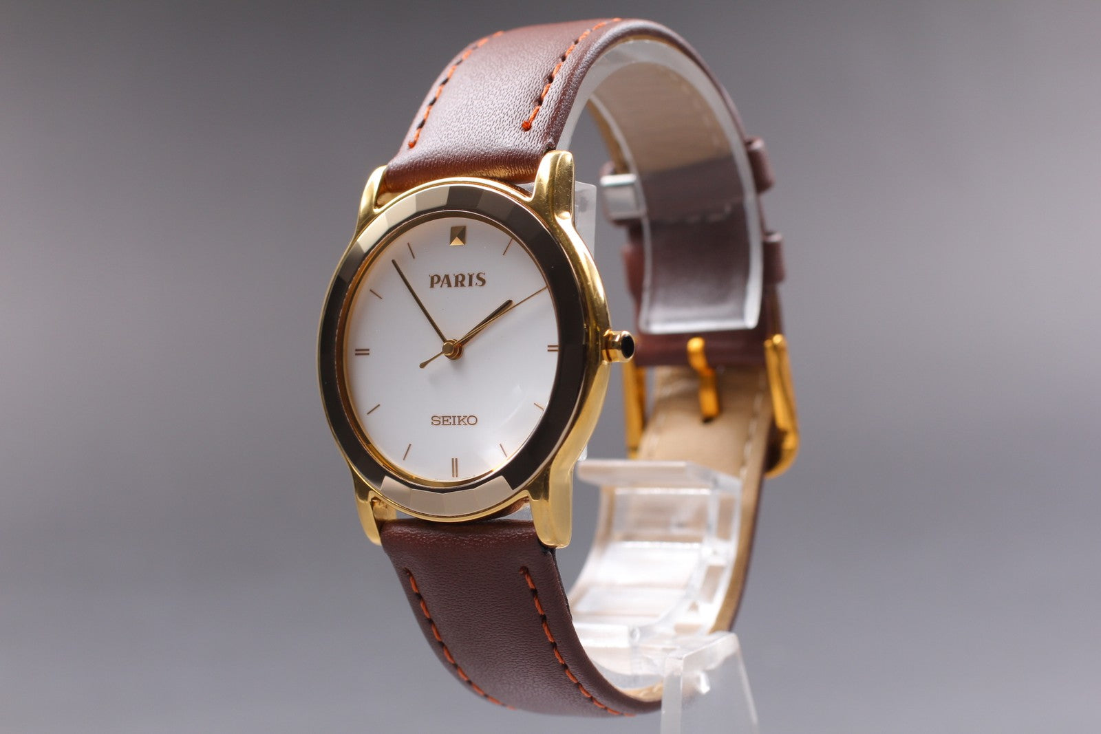 Vintage 1990 [Near MINT] Seiko Dolce Paris 5S21-604A Sweep Second Quartz Men's