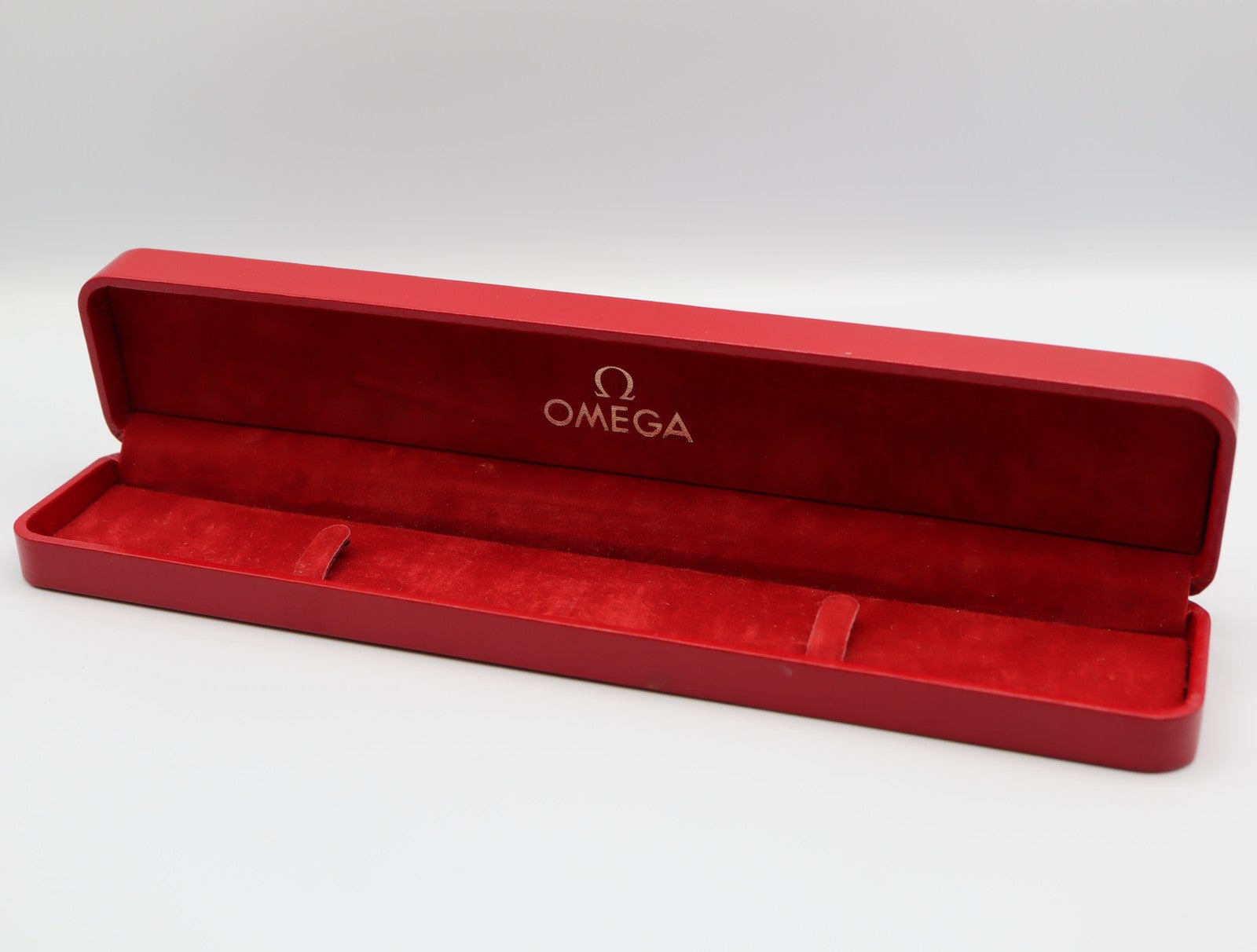 Near MINT Omega Vintage Red Watch Box Case Only for Women's JAPAN #1364