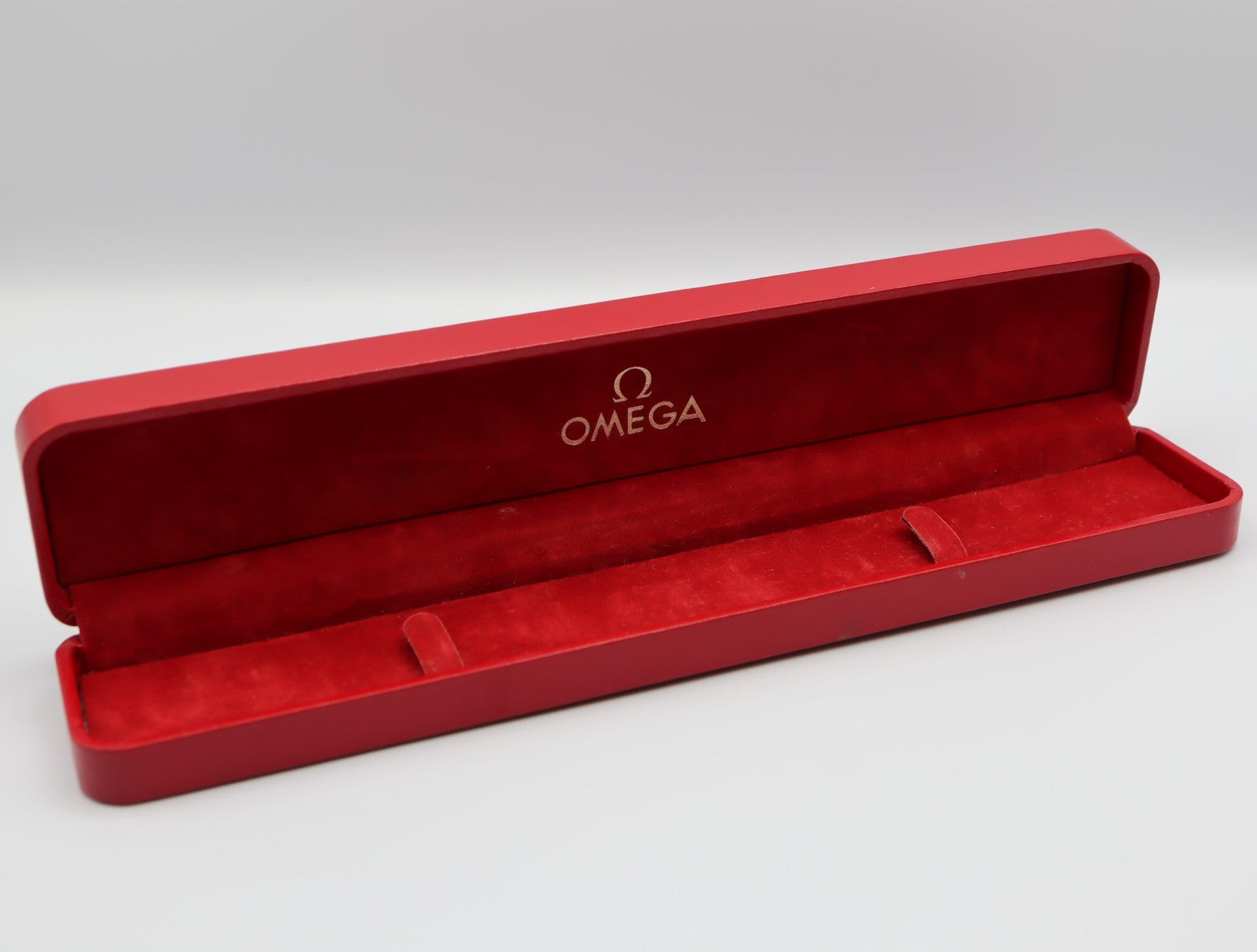 Near MINT Omega Vintage Red Watch Box Case Only for Women's JAPAN #1364