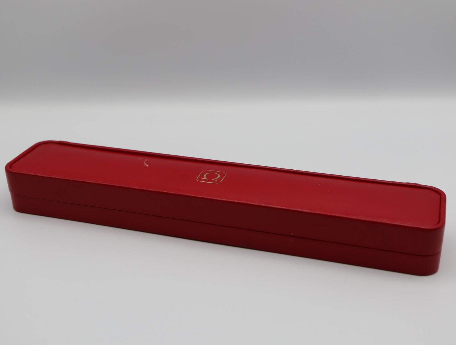 Near MINT Omega Vintage Red Watch Box Case Only for Women's JAPAN #1364