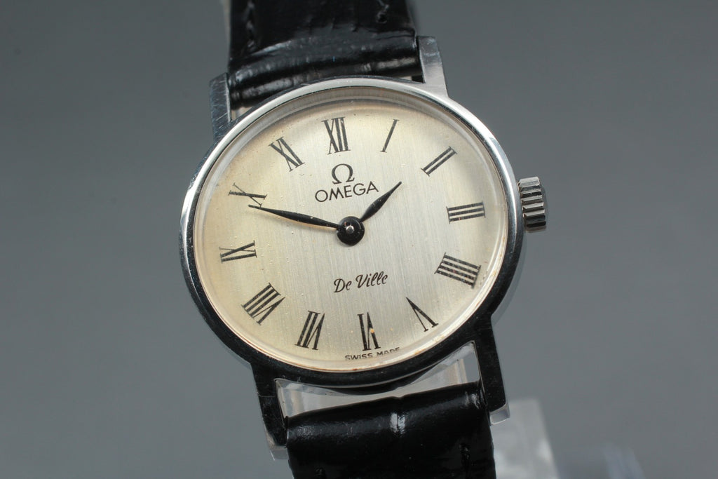 Vintage 1979 [Exc+5] 1978 Omega De Ville 511.0508 Manual Winding Silver Women's