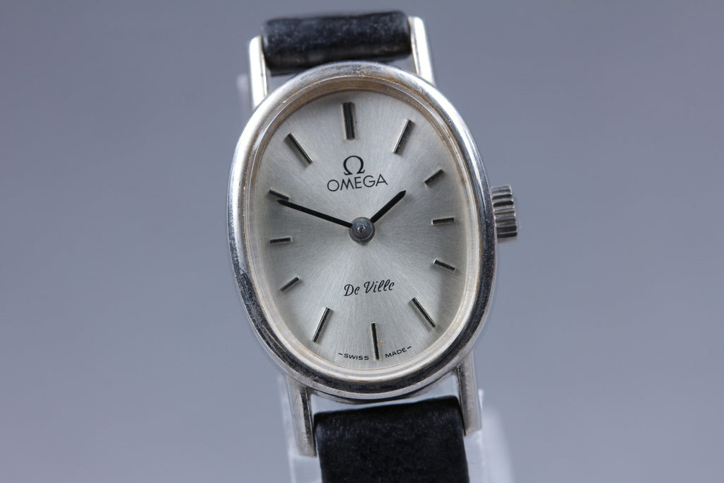 Vintage 1979 [Near MINT / Box] Omega De Ville 511.0553 18mm Manual Silver Women