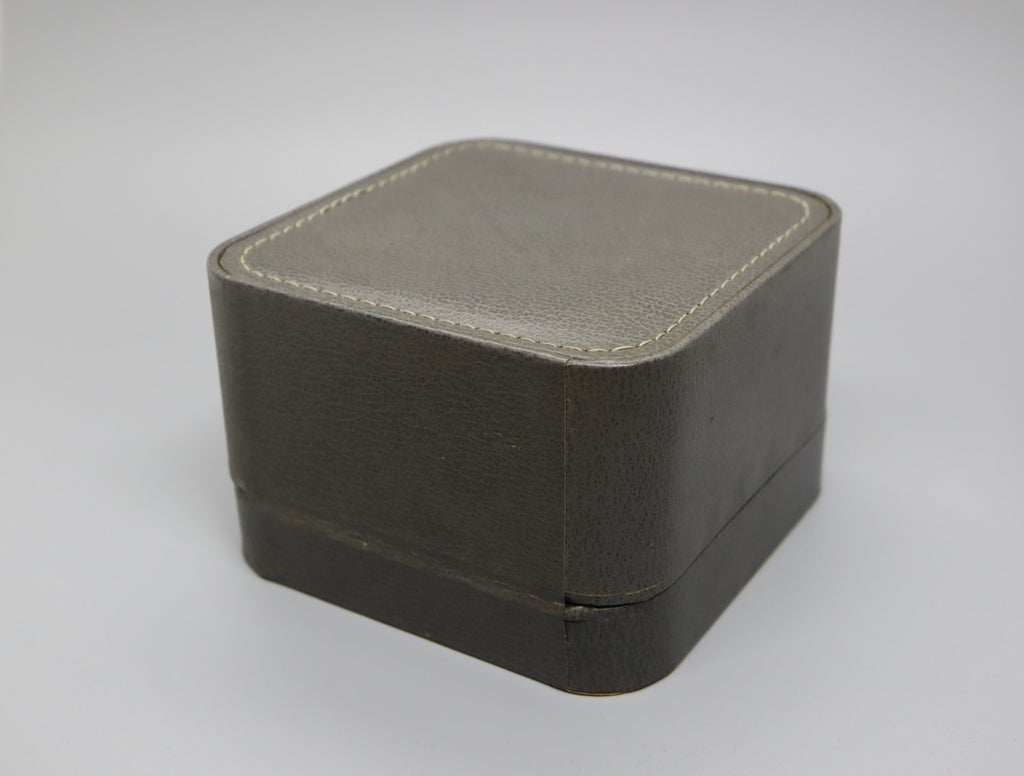 Near MINT Omega Vintage Gray Watch Box Genuine Case Seamaster From JAPAN