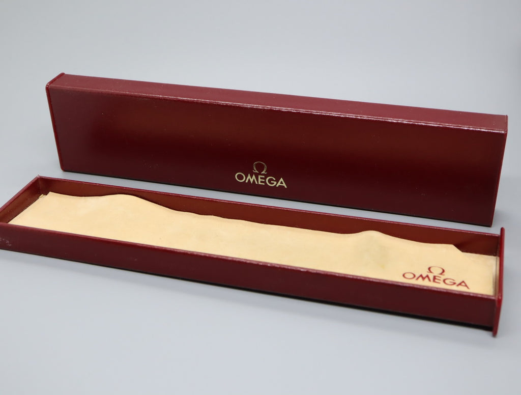 Near MINT Omega Vintage Red Watch Box Genuine Case Only From JAPAN #1217