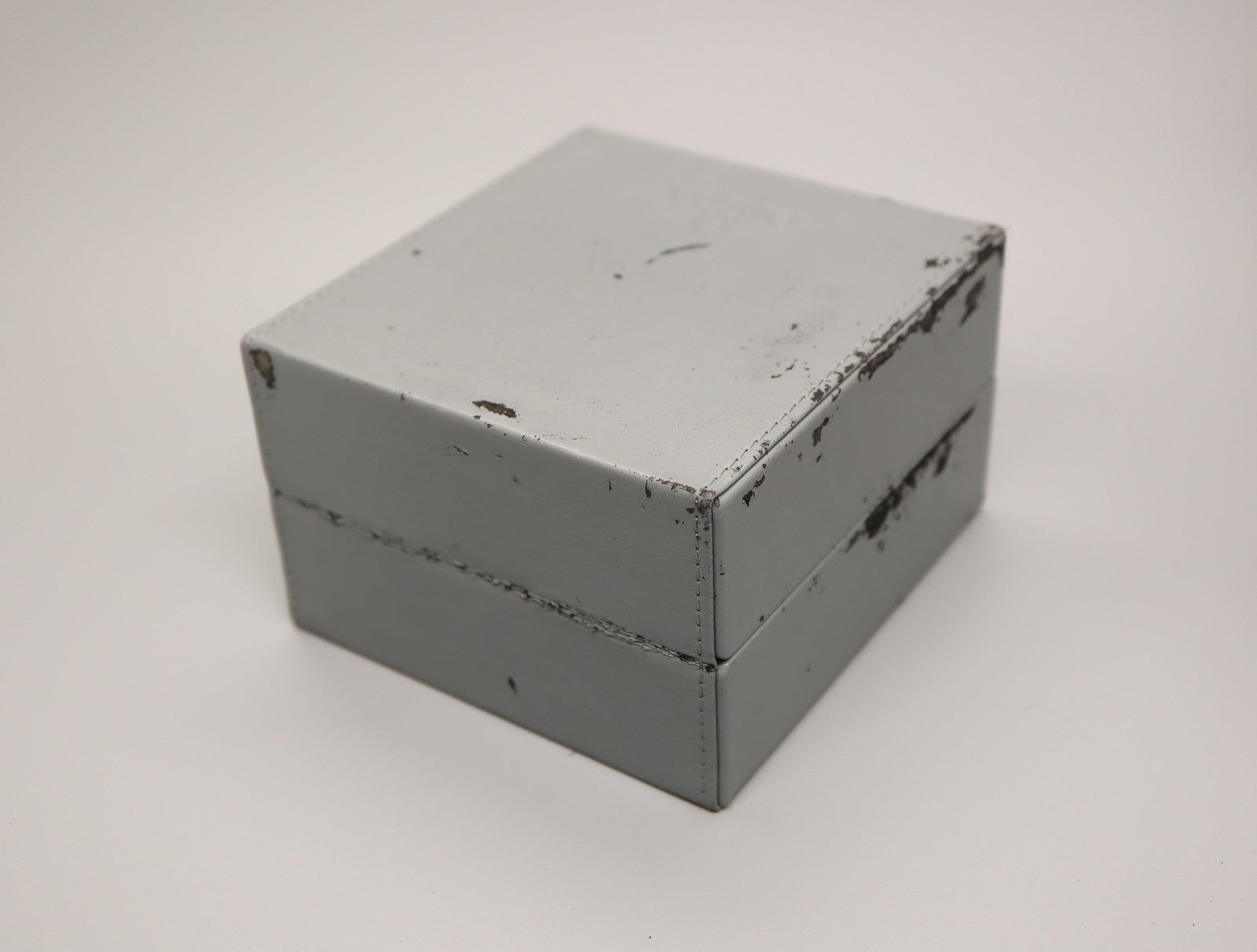 Exc+5 Omega Vintage Gray Watch Box Genuine Case Only From JAPAN #970