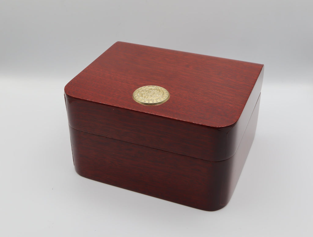 Near MINT Omega Vintage Wooden Watch Box Genuine Case Only From JAPAN #1525