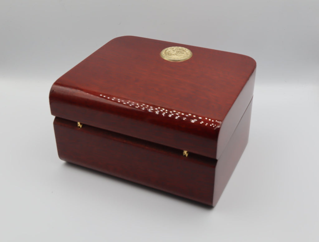 Near MINT Omega Vintage Wooden Watch Box Genuine Case Only From JAPAN #1525