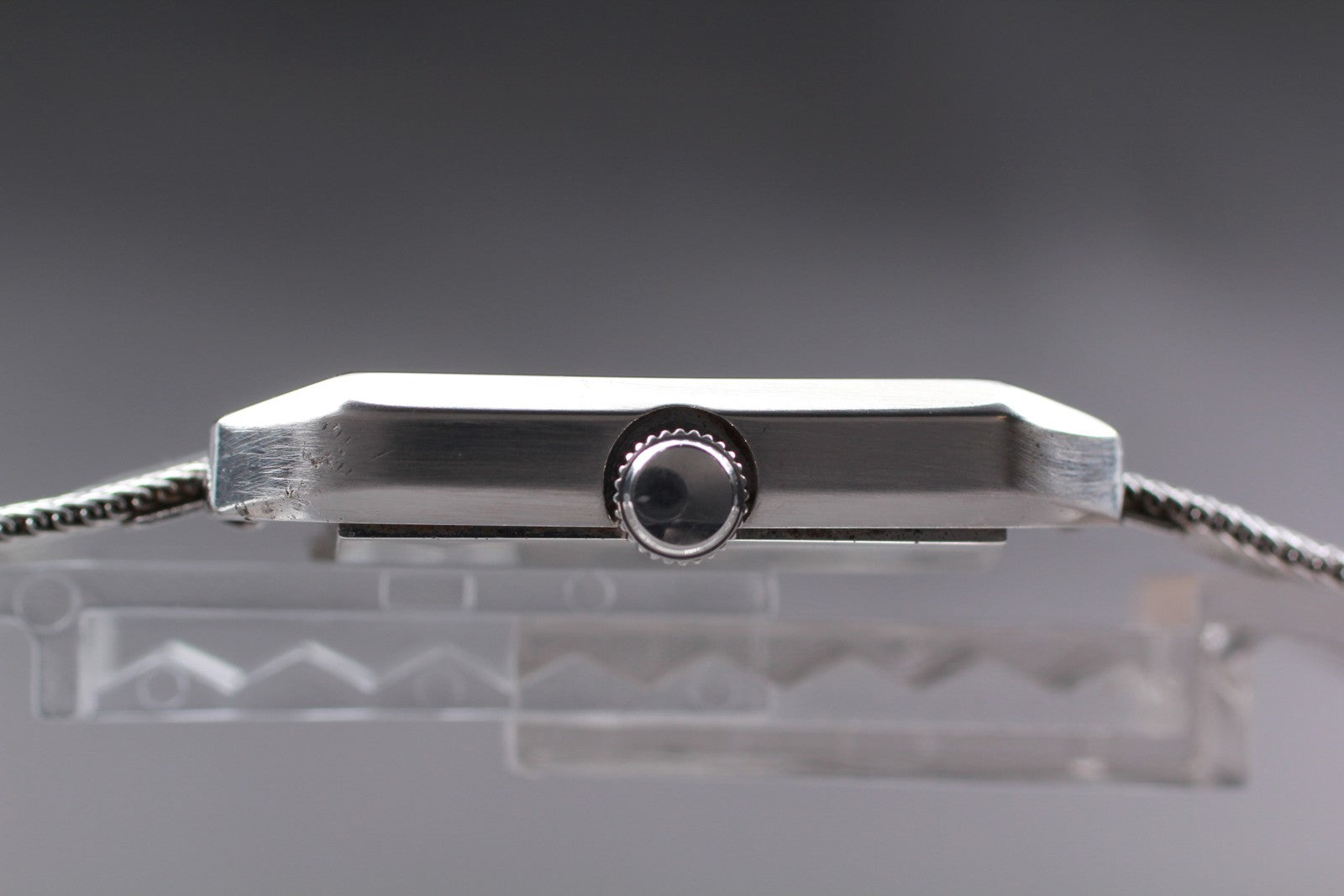 Vintage 1973 [Exc+5] Seiko Chariot 2220-3170 30mm Manual Black Roman Dial Men's