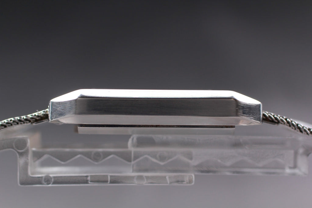 Vintage 1973 [Exc+5] Seiko Chariot 2220-3170 30mm Manual Black Roman Dial Men's