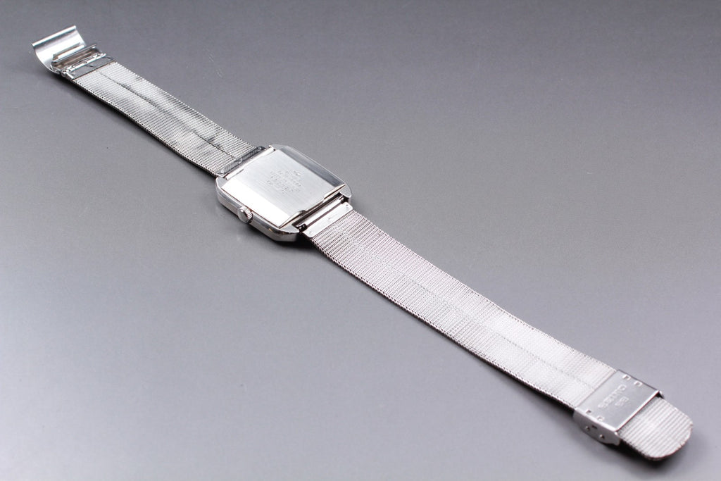 Vintage 1973 [Exc+5] Seiko Chariot 2220-3170 30mm Manual Black Roman Dial Men's