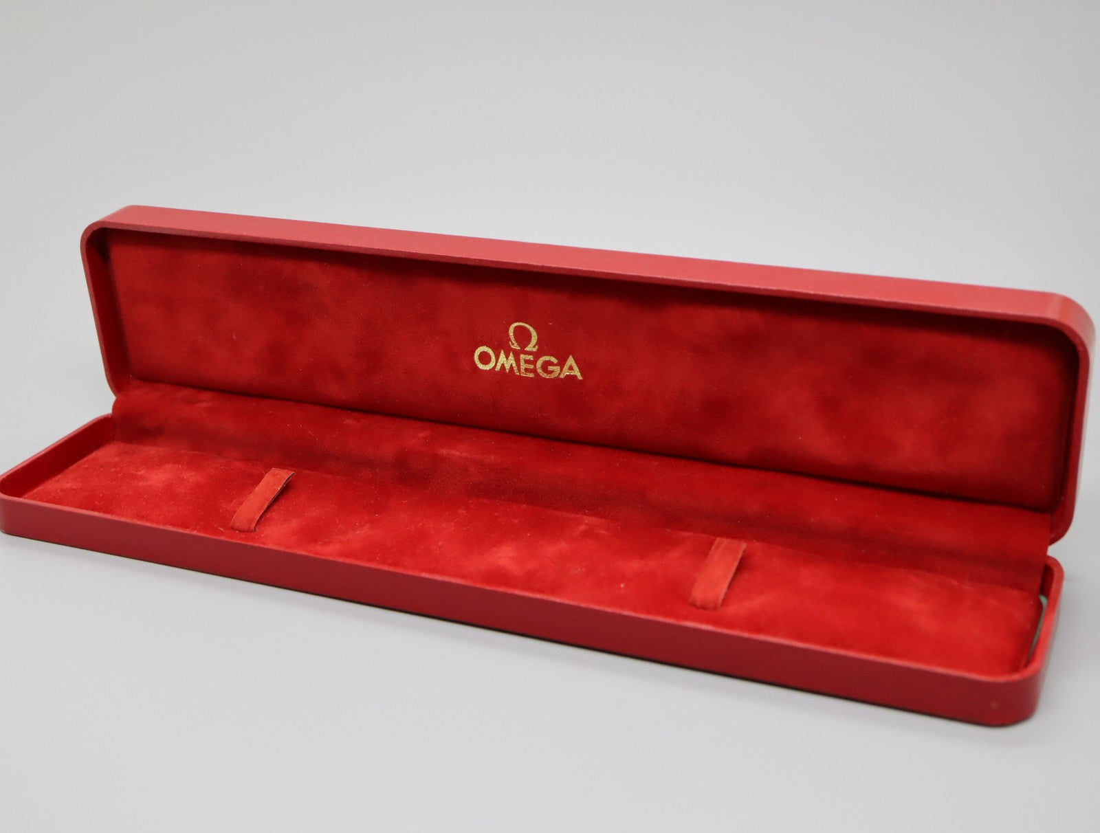Near MINT Omega Vintage Red Watch Box Genuine Case Only for Men From JAPAN #1214