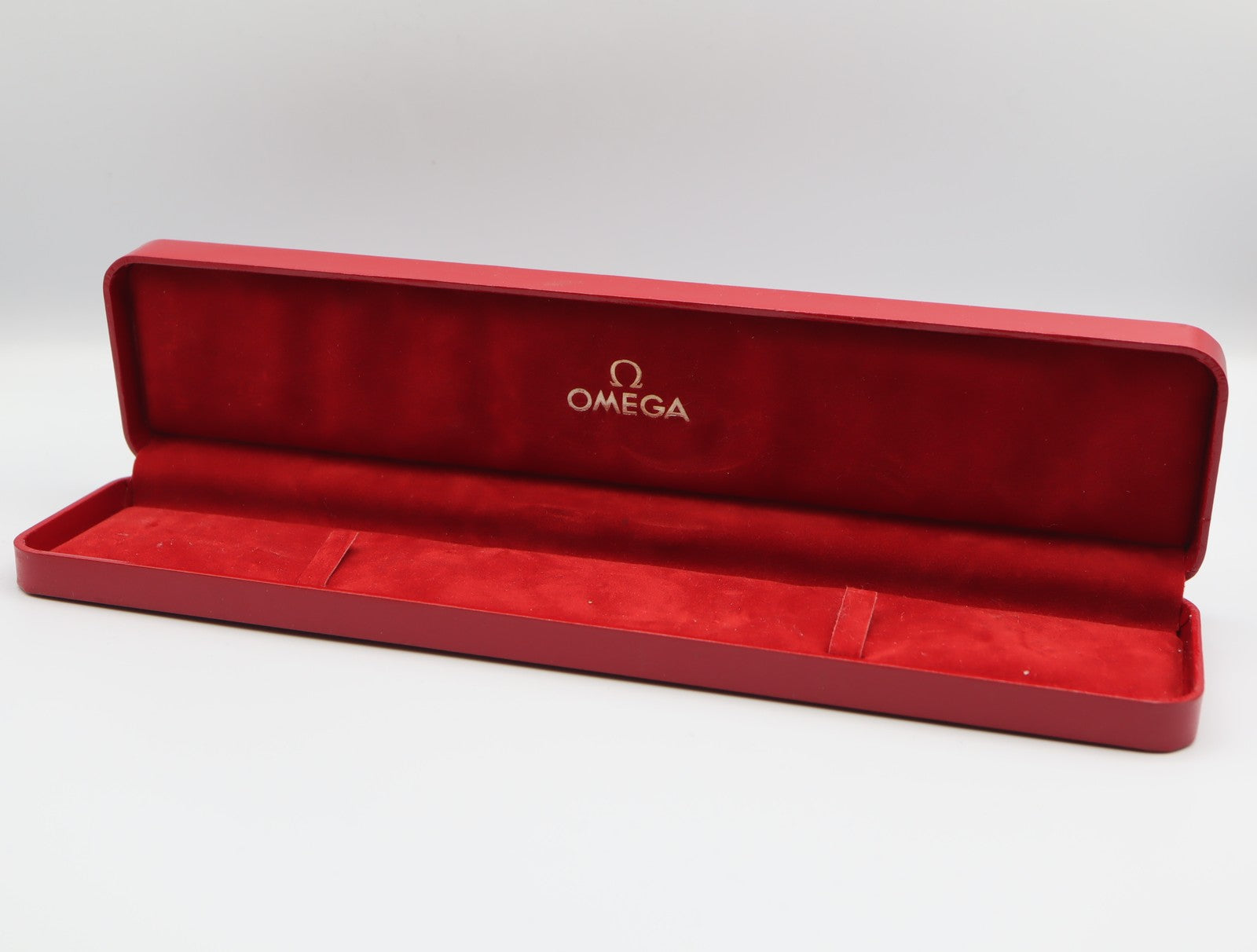 Near MINT Omega Vintage Red Watch Box Genuine Case Only for Men From JAPAN #1528