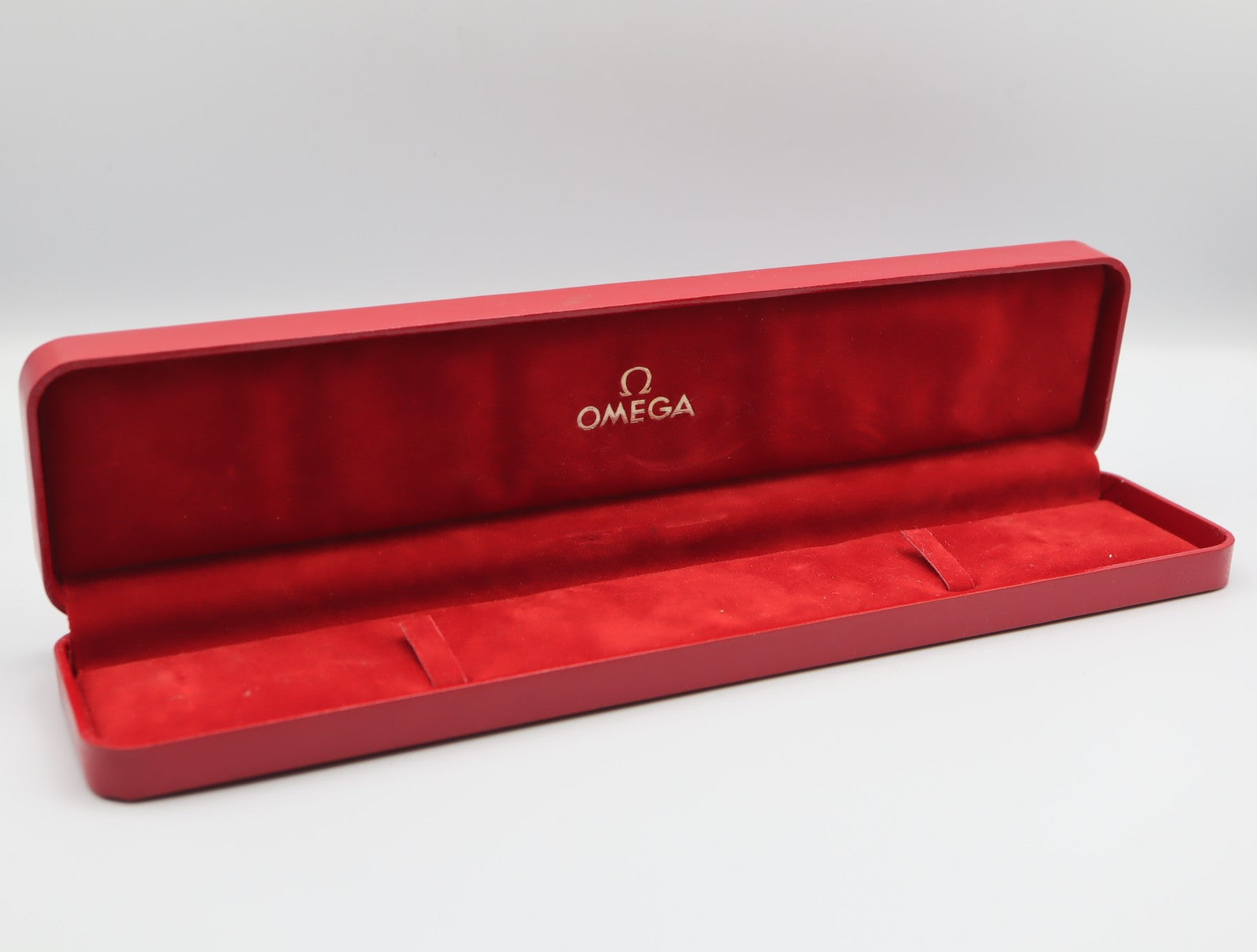 Near MINT Omega Vintage Red Watch Box Genuine Case Only for Men From JAPAN #1528