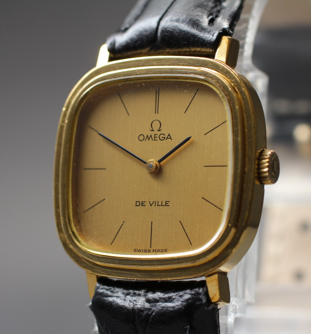 Vintage 1974 [Near MINT] Omega De Ville 511.0471 24mm Manual Gold Women Cal.625