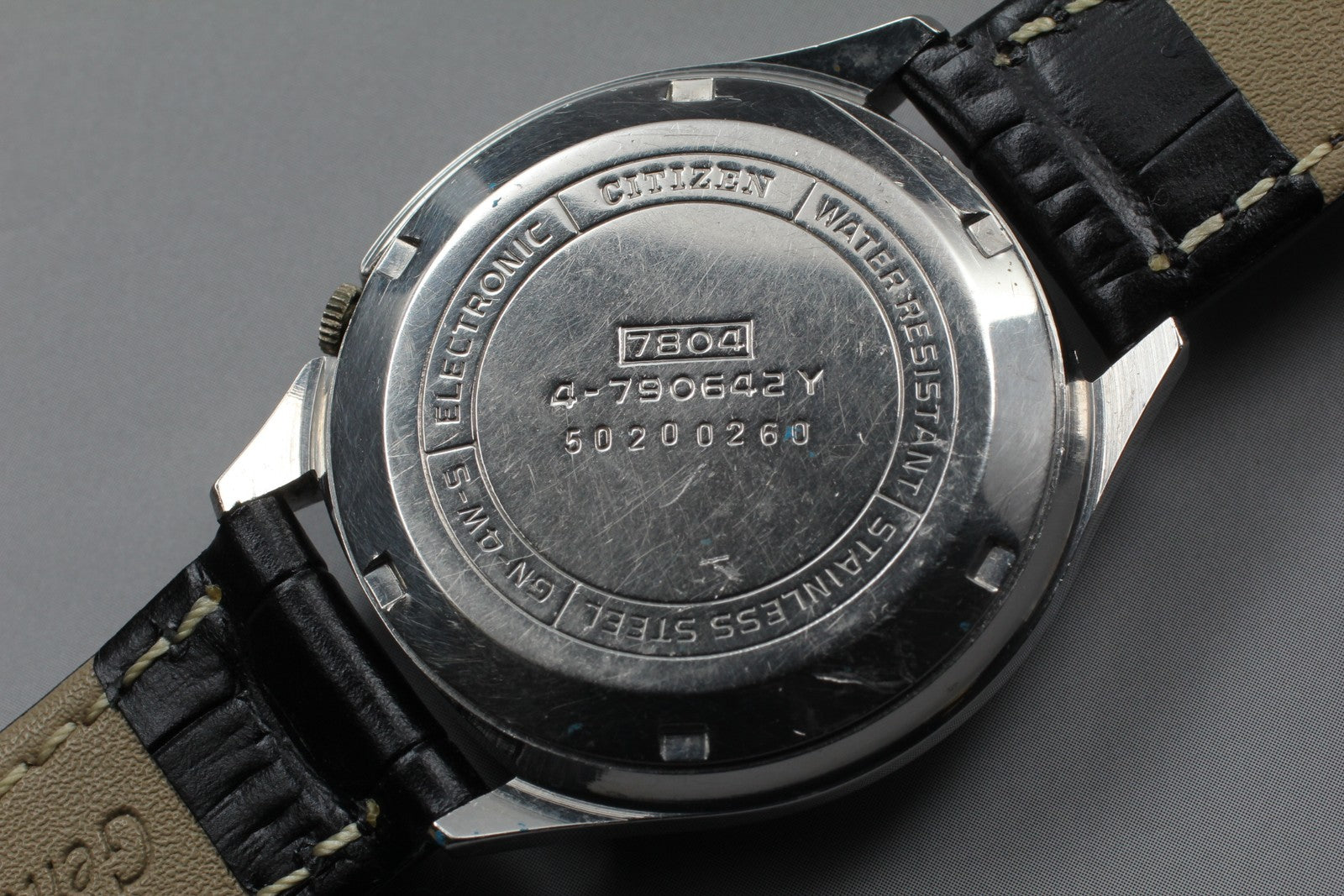 Exc+5 Vintage Citizen Cosmotron 7806A Electronic Sweep second Quartz Silver Men