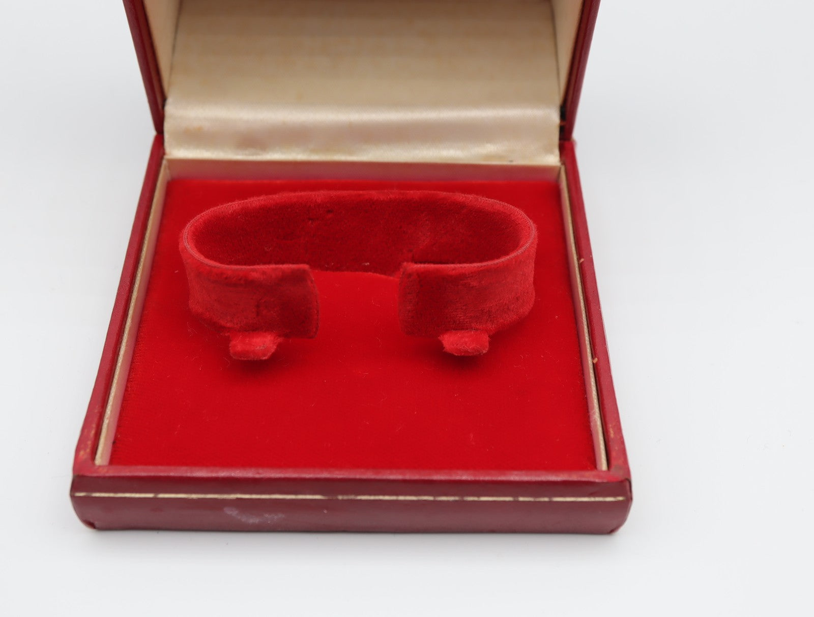 Near MINT Omega Vintage Red Watch Box Genuine Case Only From JAPAN #1536