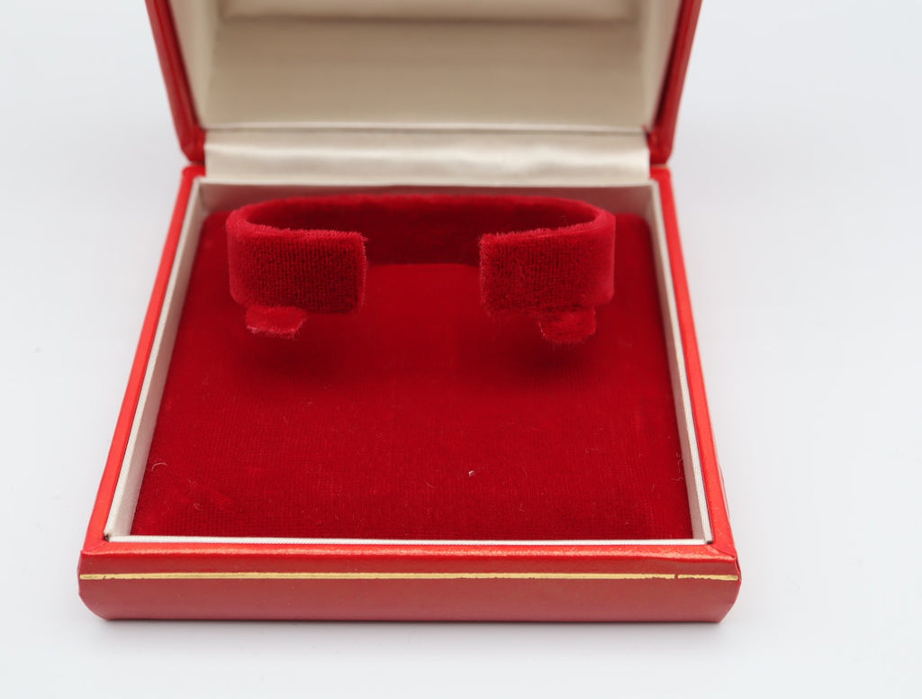 Near MINT Omega Vintage Red Watch Box Genuine Case Only From JAPAN #1535