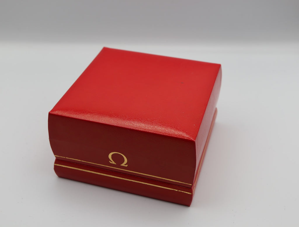 Near MINT Omega Vintage Red Watch Box Genuine Case Only From JAPAN #1535
