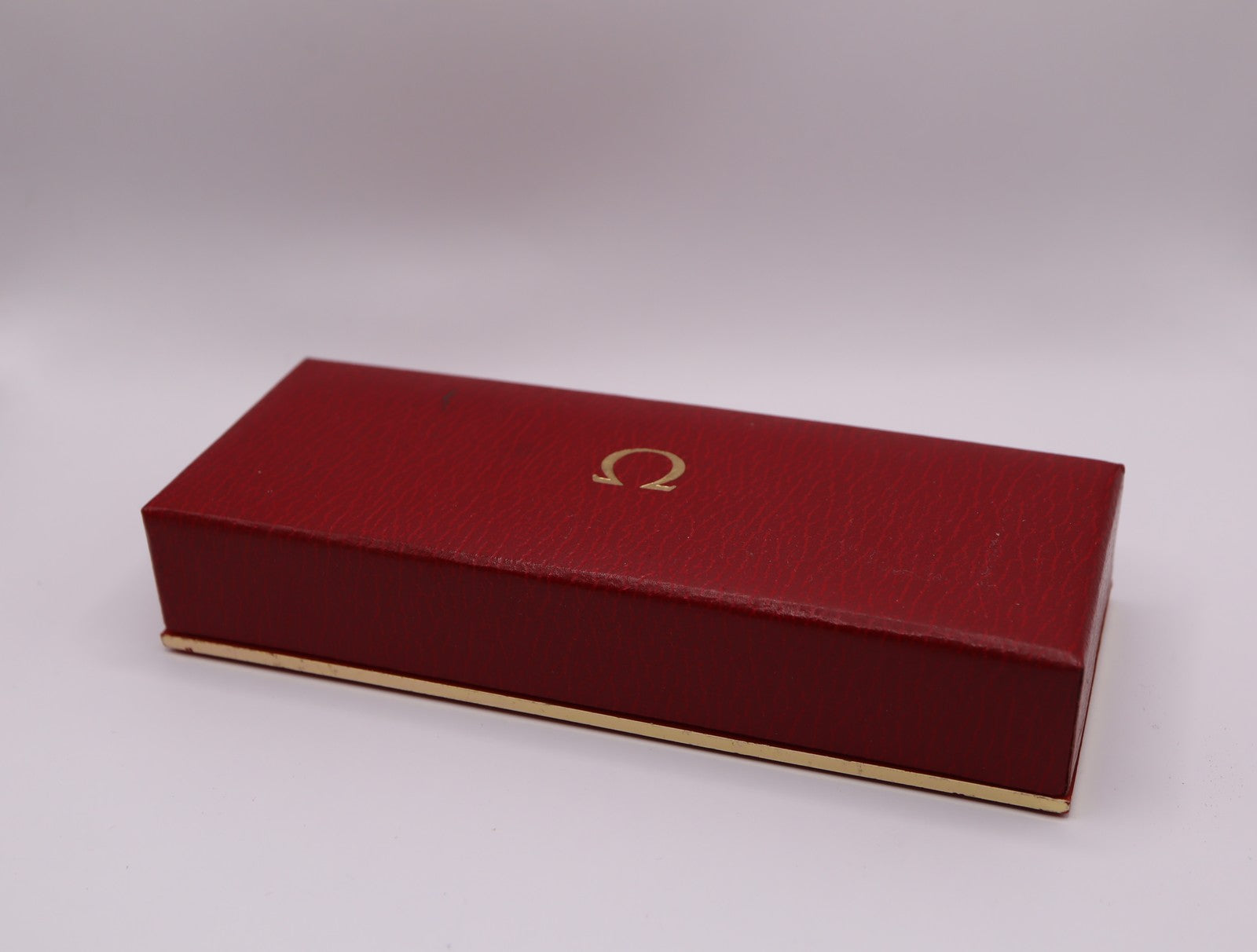 Near MINT Omega Vintage Red Watch Box Genuine Case Only From JAPAN #1534