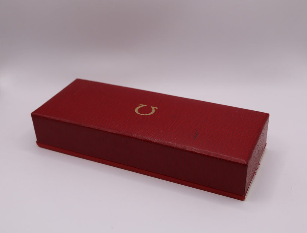 Near MINT Omega Vintage Red Watch Box Genuine Case Only From JAPAN #1534