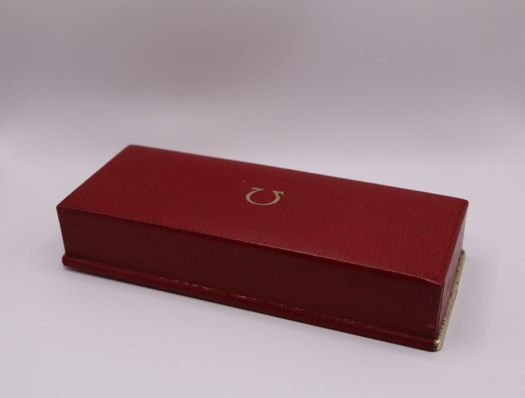 Near MINT Omega Vintage Red Watch Box Genuine Case Only From JAPAN #1534