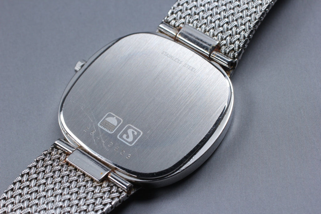 Near MINT Vintage Longines 150 3344 30mm Quartz L 150.4 Silver Dial Men's Watch