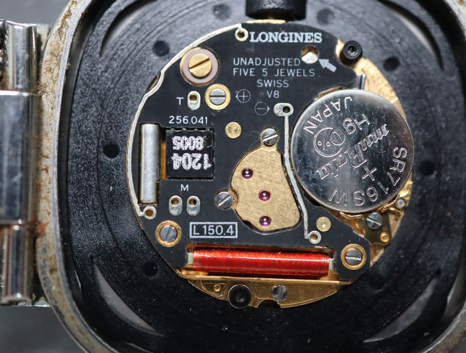 Near MINT Vintage Longines 150 3344 30mm Quartz L 150.4 Silver Dial Men's Watch