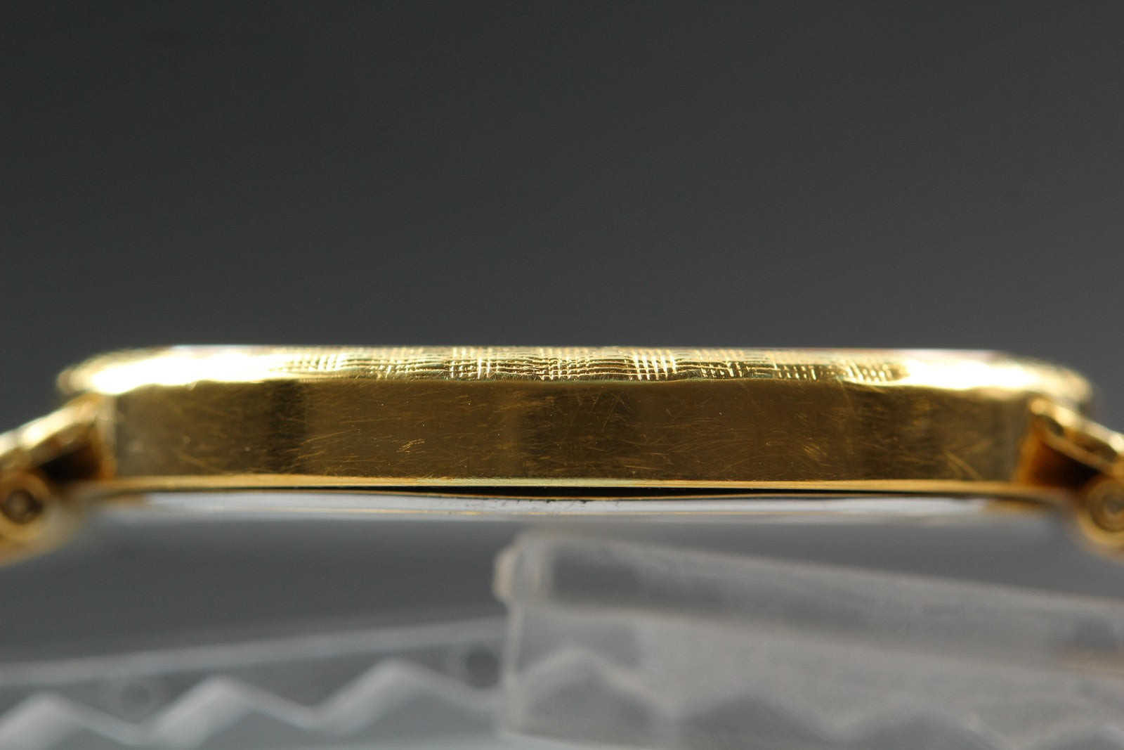 Near MINT Vintage Longines 761 3266 30mm Quartz L.761.2 Gold Dial Men's Watch