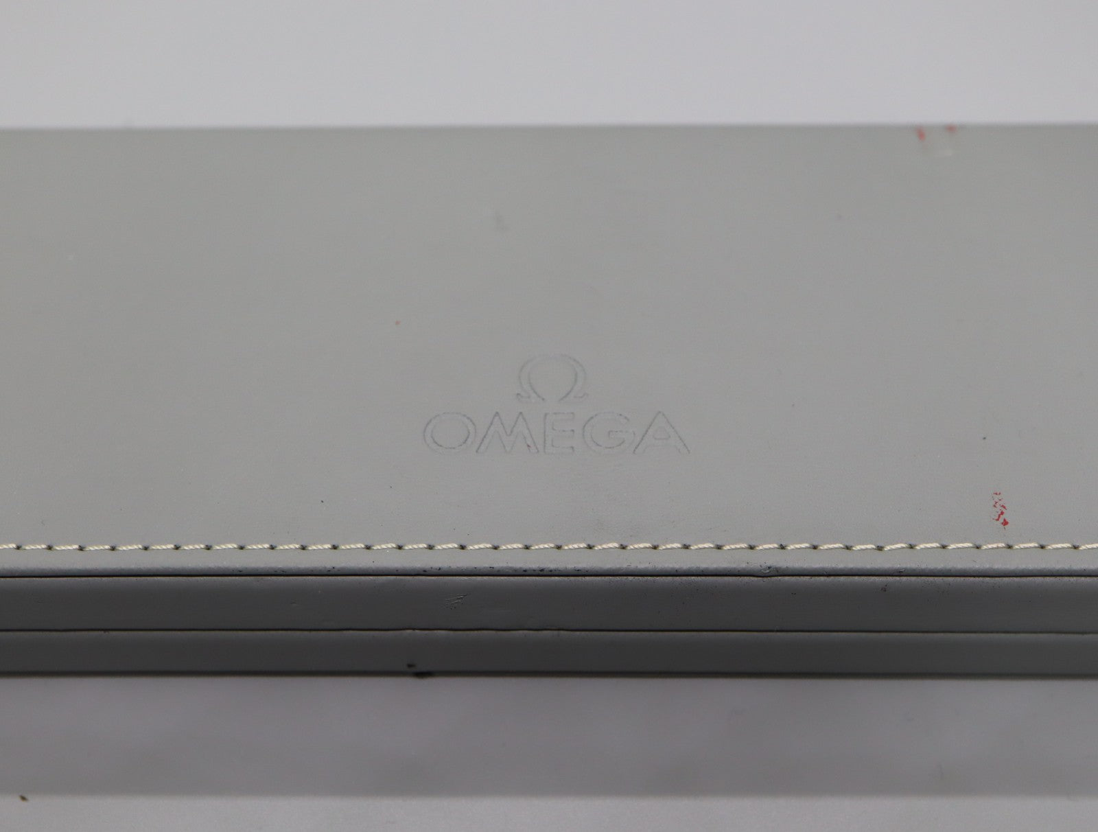 Near MINT Omega Vintage Gray Watch Box Genuine Case Only From JAPAN #1219
