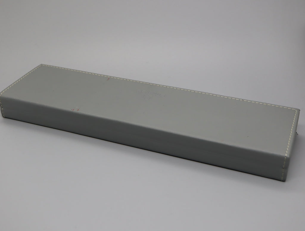 Near MINT Omega Vintage Gray Watch Box Genuine Case Only From JAPAN #1219