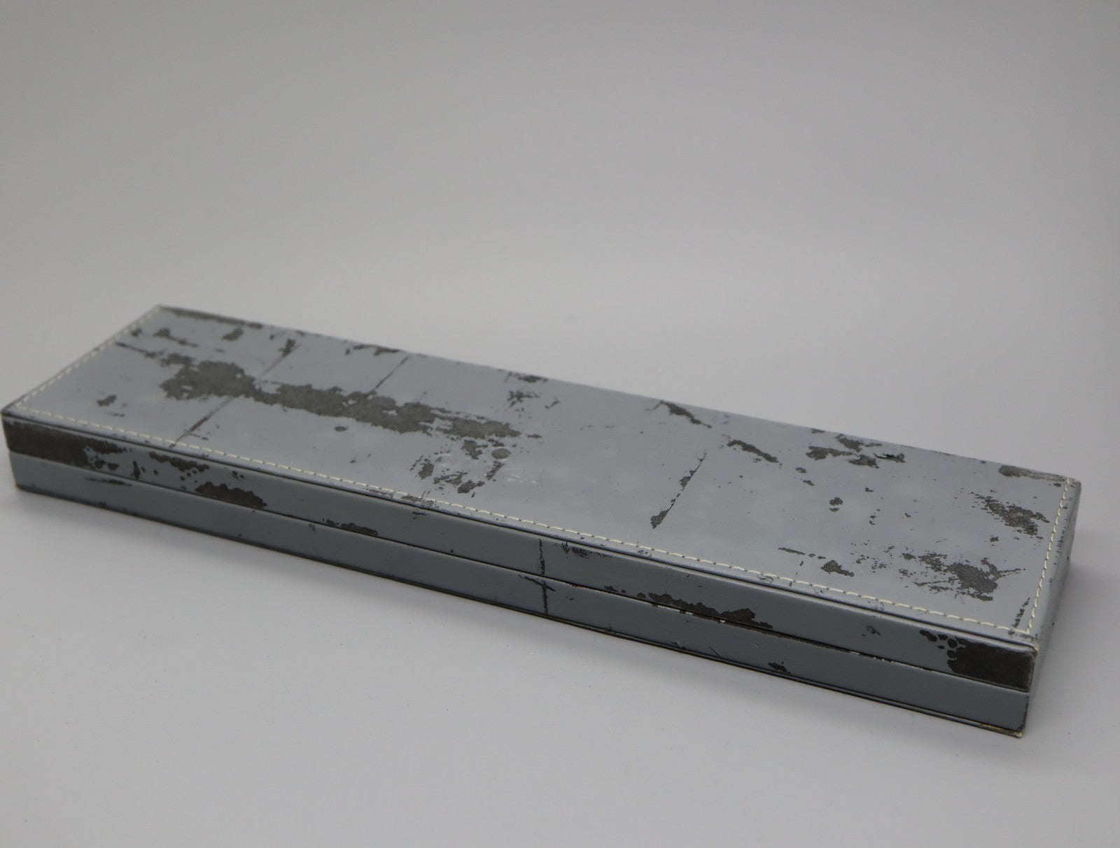 Exc+5 Omega Vintage Gray Watch Box Genuine Case Only From JAPAN #1220